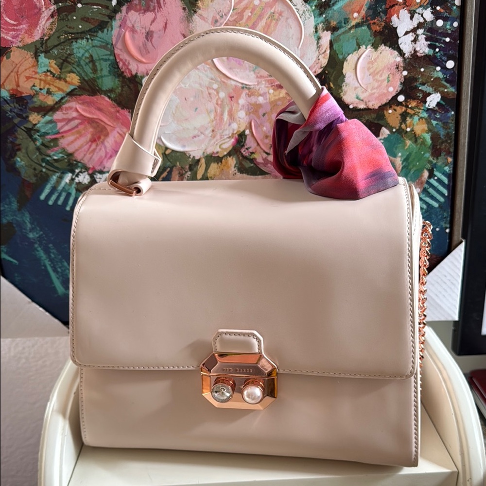 Ted Baker Crystal and Pearl Handbag